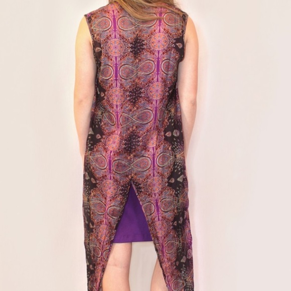 NWT Bohemian purple dress 2 pieces set Xxs to XXL - Picture 3 of 4